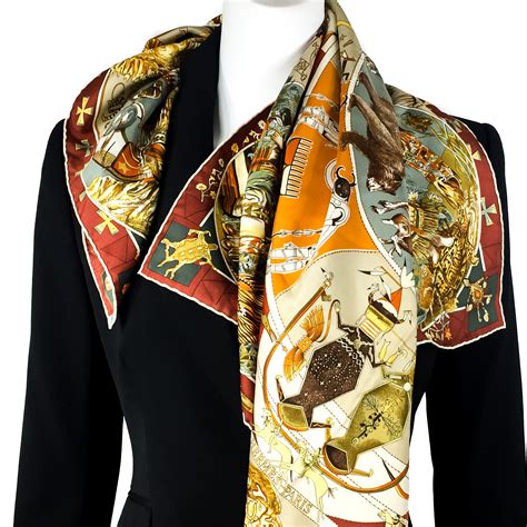 Hermes silk scarves history